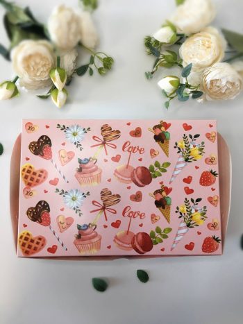 Упаковка под 6 капкейков с окном "Любимые сладости" — изображение 2